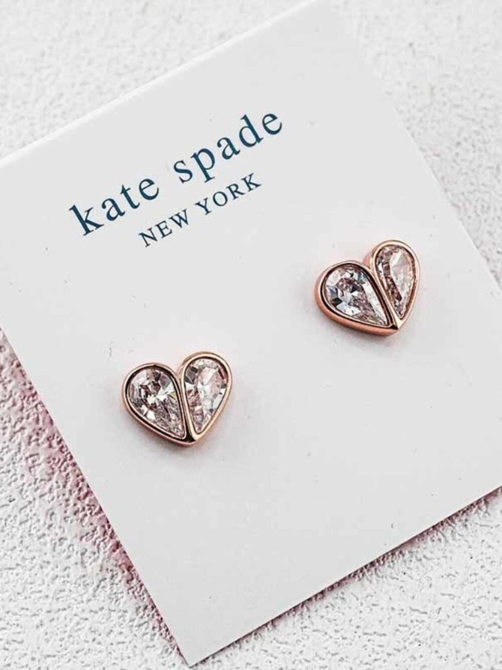 Kate Spade Heart Stud Earrings